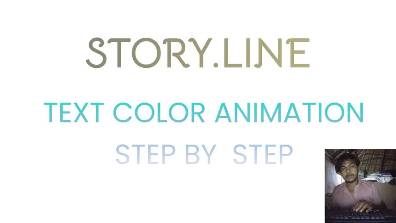 Text color change animation css || pure css || color change like animate.css