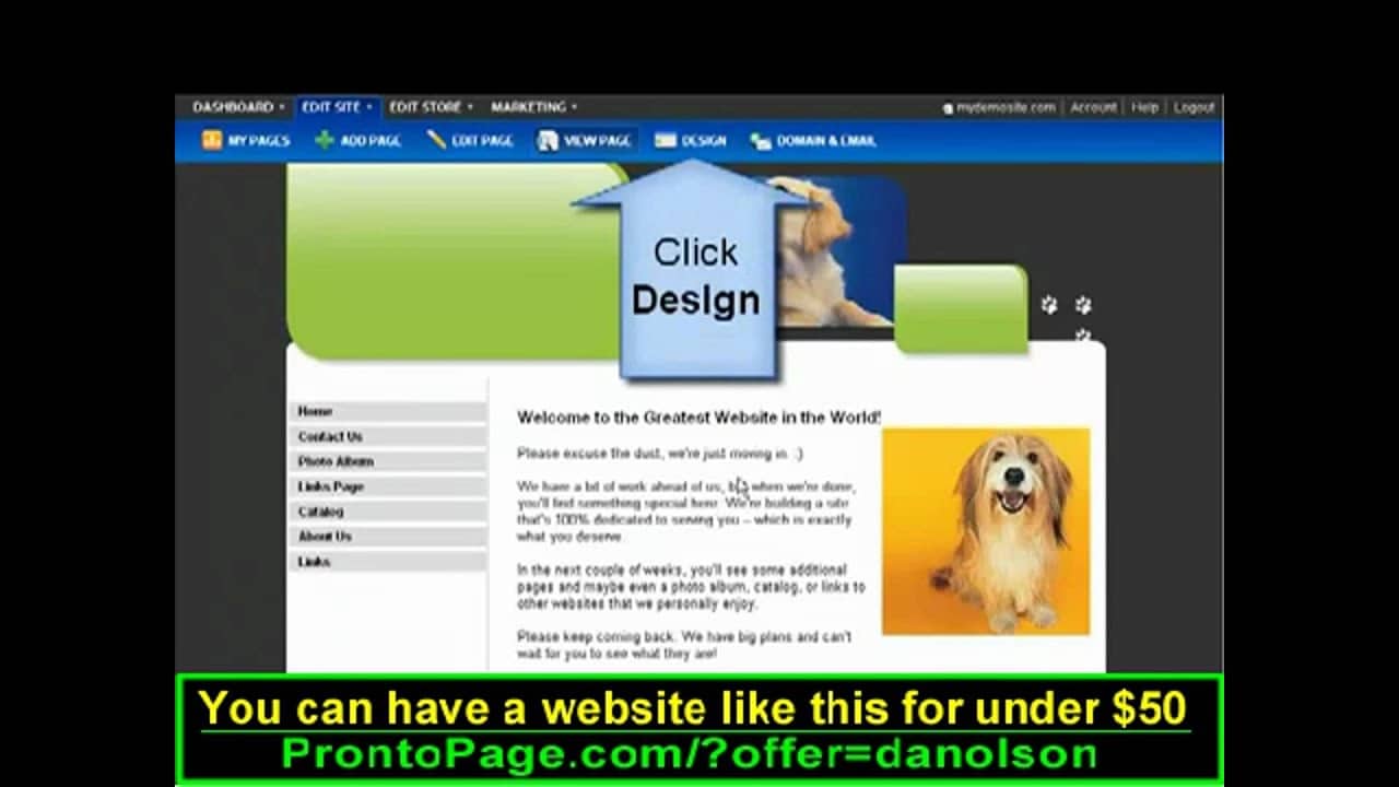 Beginners! How to make your own website - Online website builder