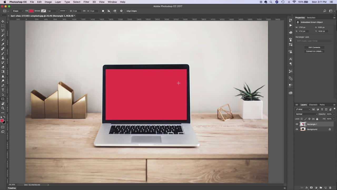 Create your own Website mock up using Photoshop