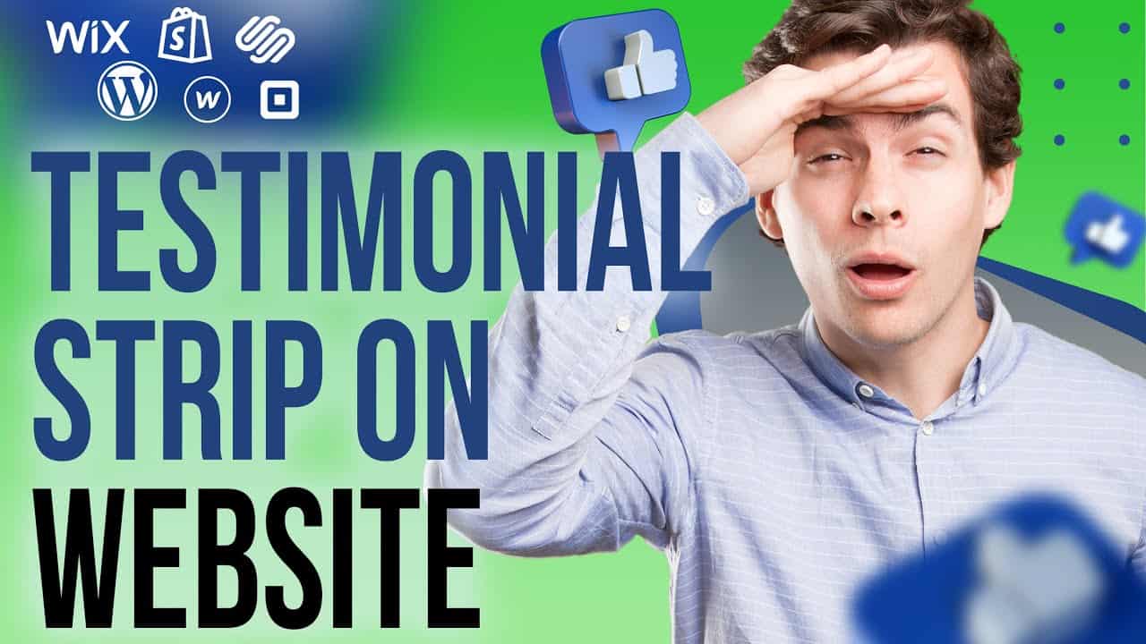 HOW TO BUILD A WEBSITE For Restaurant Business / WIX.COM Testimonial Strip Tutorial