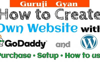 Do It Yourself – Tutorials – Hindi | How to Create website with GoDaddy / WordPress | Purchase | Setup | How to use |Step by step