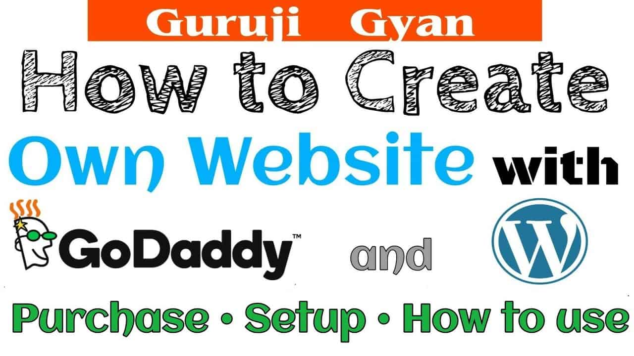 Hindi | How to Create website with GoDaddy / WordPress | Purchase | Setup | How to use |Step by step