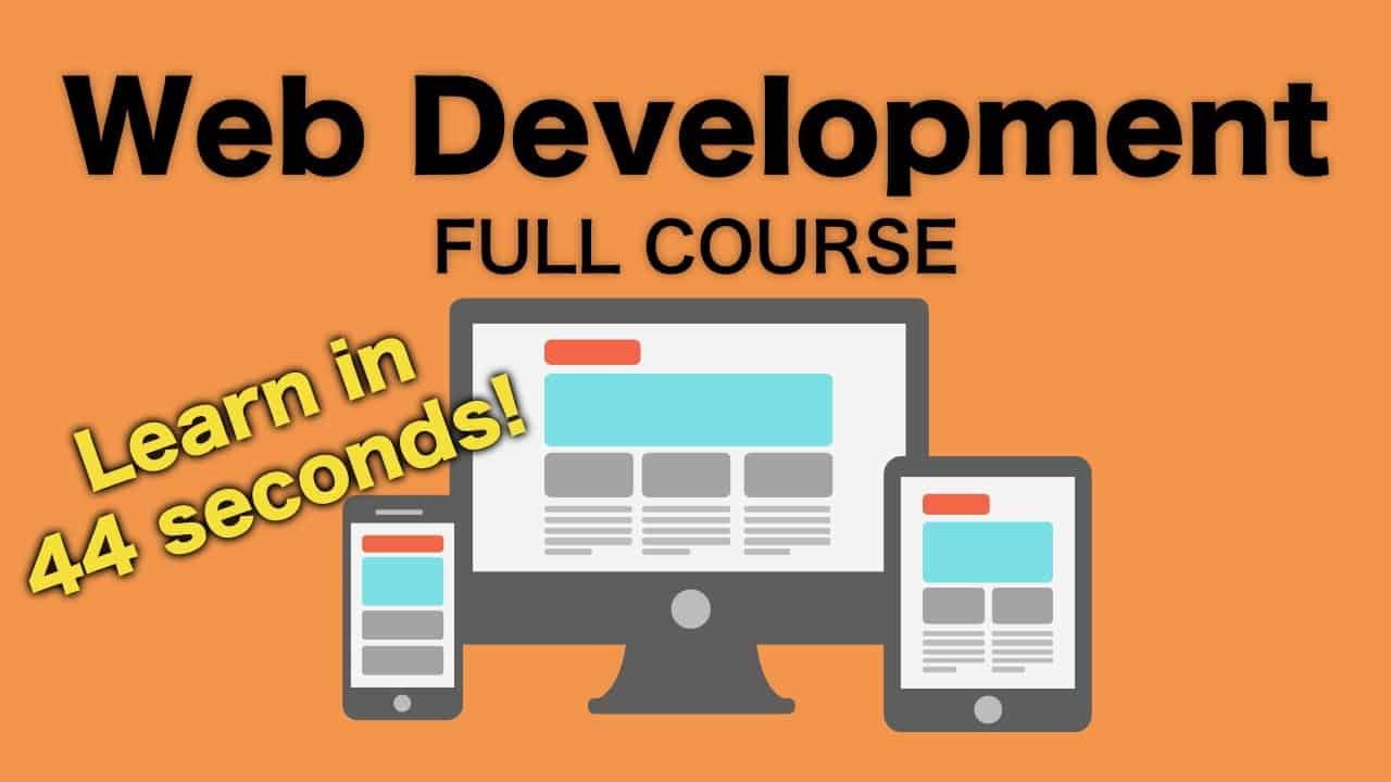 Learn Web Development in 44 Seconds - Full Course