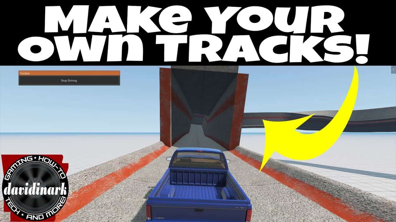 TRACKBUILDER Basics! How to build your own tracks in BeamNG Drive