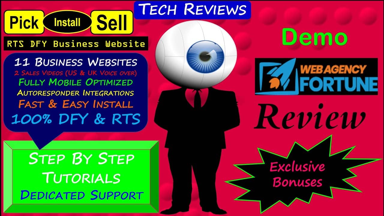 Web Agency Fortune Review, Bonuses, Demo: Create & Sell The Most Stunning Business Websites