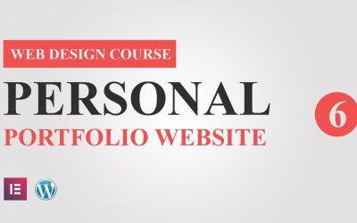WordPress For Beginners – #6 Portfolio Website Design Tutorial Course for Elementor