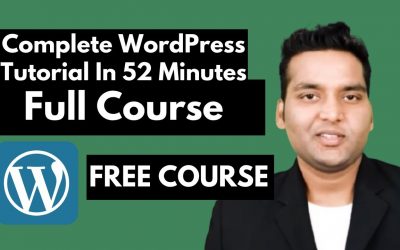 WordPress For Beginners – Complete WordPress Tutorial for Beginners (Step by Step) – Full Course  | #Seekmyvision