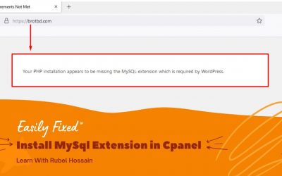 WordPress For Beginners – Fix: Your PHP Installation Appears To Be Missing The MySQL Extension Which is Required by WordPress