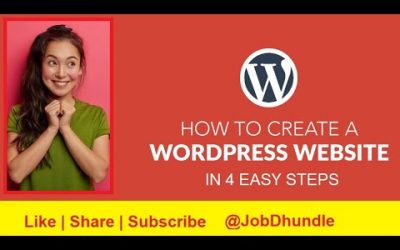 WordPress For Beginners – WordPress Tutorial For beginners – Build Website In 4 Steps – No Coding Required – Powerful Tool