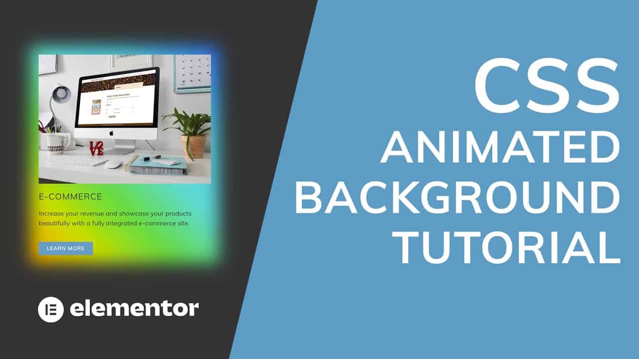CSS Animated Background (Elementor Tutorial)