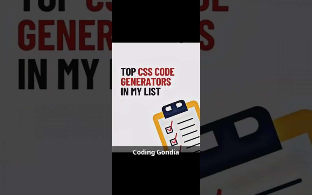 Top CSS Code Generators ..#shorts #CSS #CodingGondia