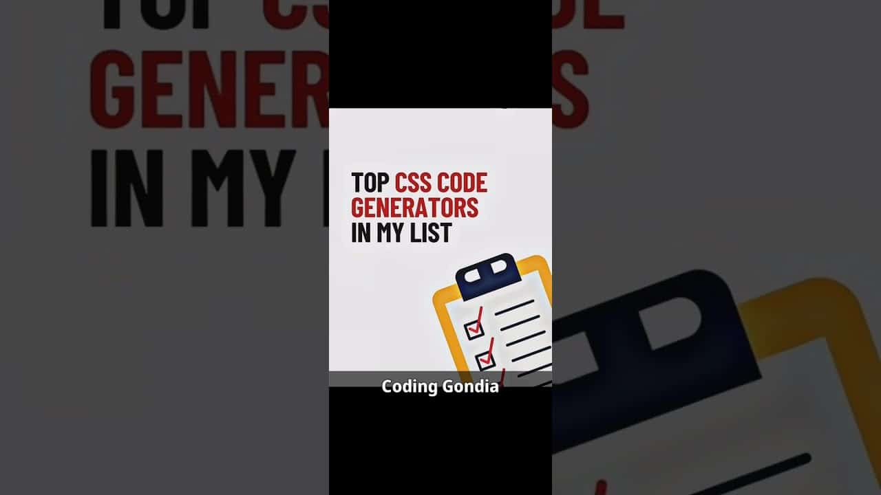 Top CSS Code Generators ..#shorts #CSS #CodingGondia