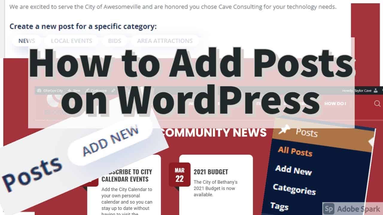 Adding a Post on WordPress Tutorial