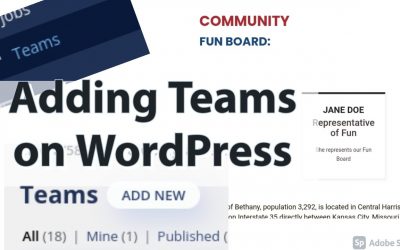 WordPress For Beginners – Adding Teams on WordPress Tutorial