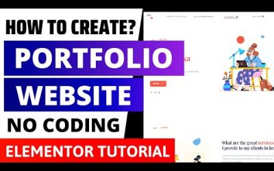 WordPress For Beginners – How to Create Portfolio Website using Elementor 2021? Portfolio Website WordPress Tutorial 2021