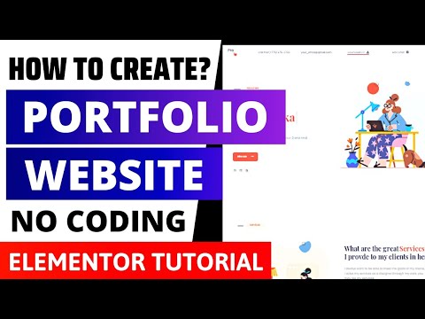 How to Create Portfolio Website using Elementor 2021? Portfolio Website WordPress Tutorial 2021