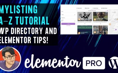 WordPress For Beginners – MyListing Directory WordPress Theme A-Z Tutorial with an Elementor Website