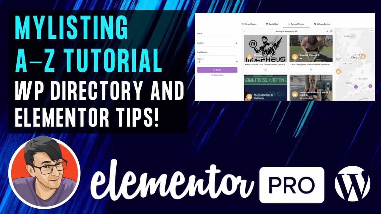 MyListing Directory Wordpress Theme A-Z Tutorial with an Elementor Website