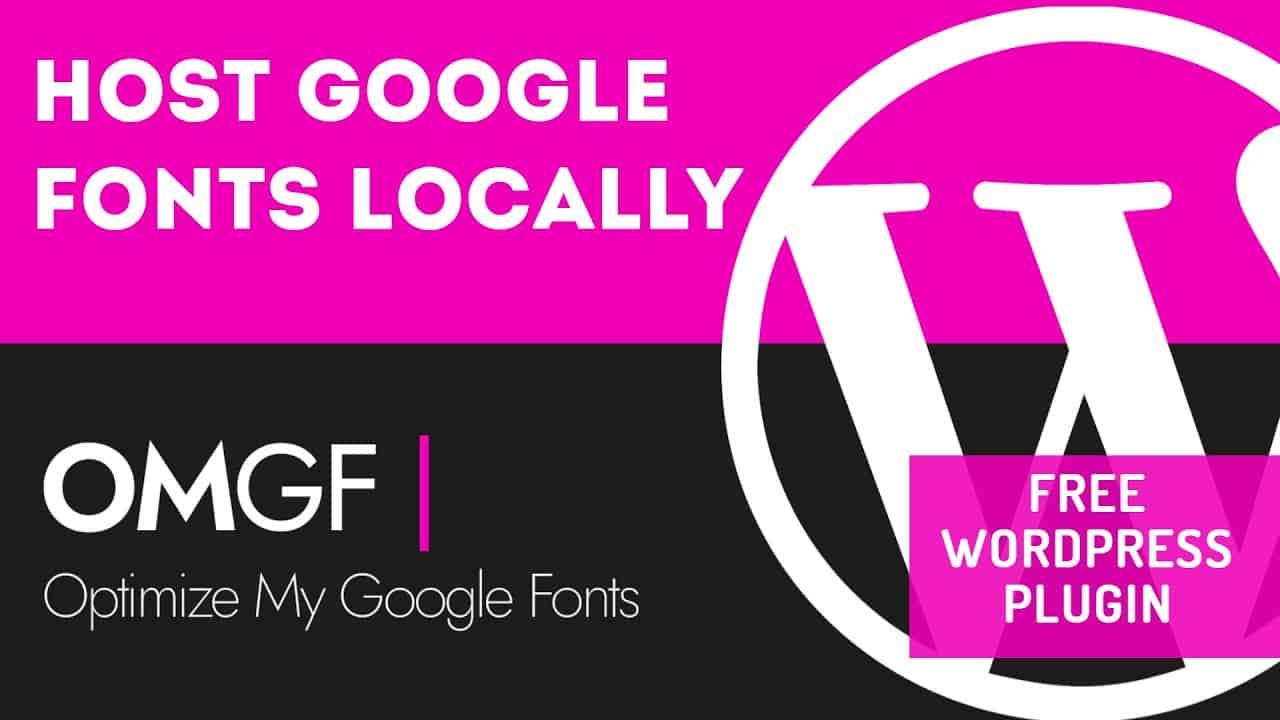 Host Google Fonts Locally With The OMGF WordPress Plugin - FREE