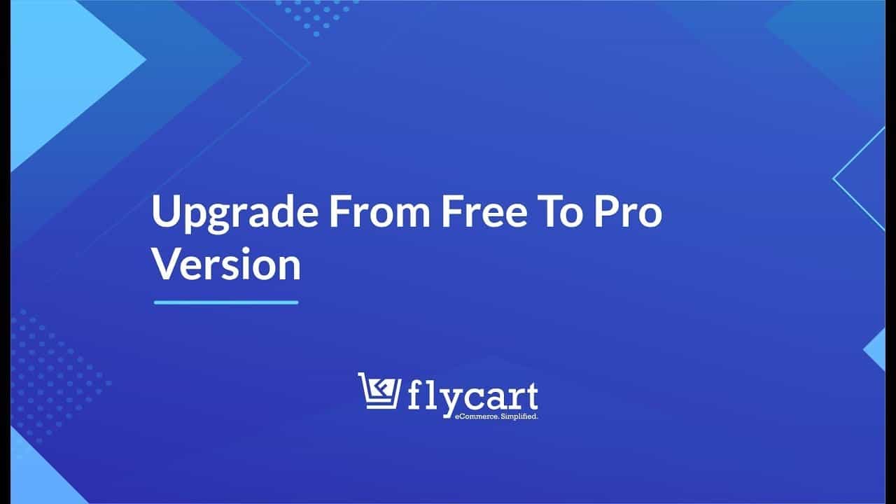 Upgrade from Free to PRO Version V2