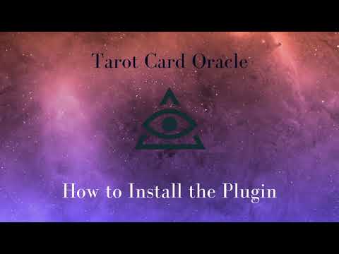 1. How to Install the Tarot Card Oracle WordPress Plugin 1. How to Install the Tarot Card Oracle WordPress Plugin