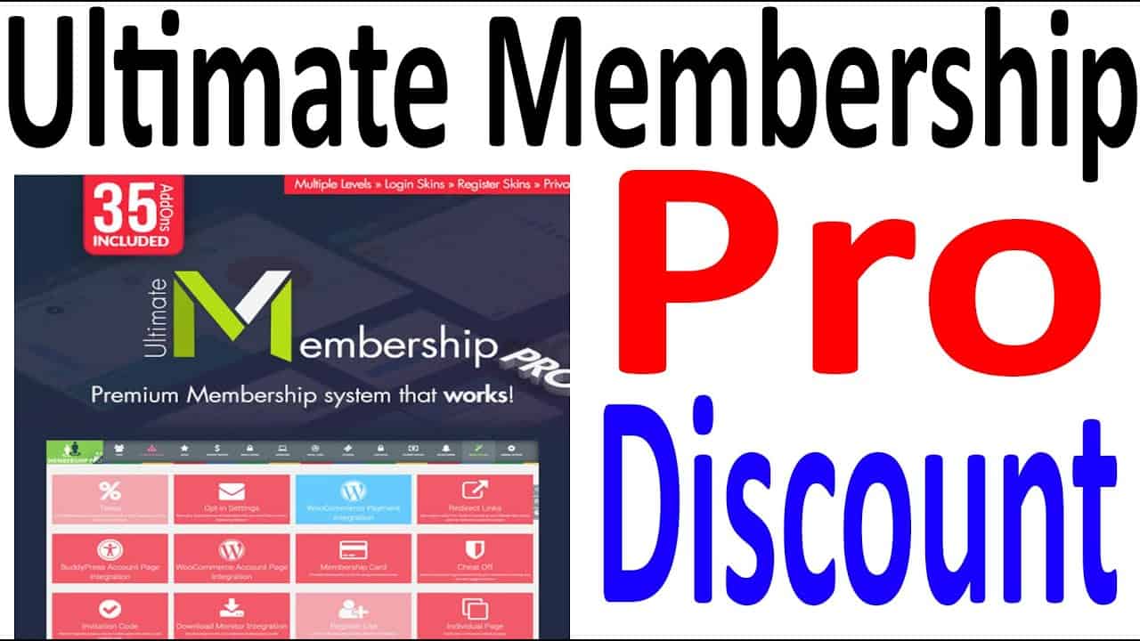 50% Off Ultimate Membership Pro Discount - Best Wordpress Membership Plugin