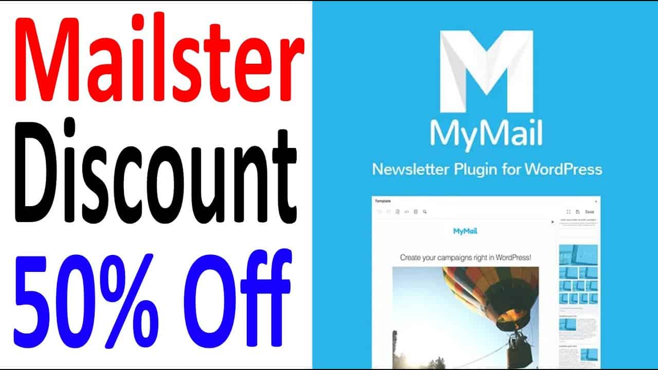 50% off Mailster Discount - Best Wordpress Bulk Email Newsletter Sending Plugin