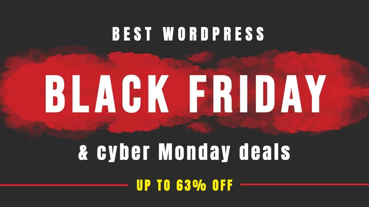Best Black Friday & Cyber Monday Deals for Wordpress (2021)