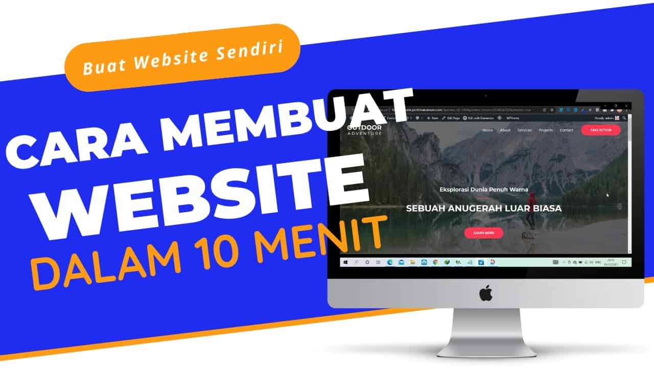 Cara Membuat Website dalam 10 Menit - Membuat Website Sendiri dari Nol Simpel dan Mudah 2022