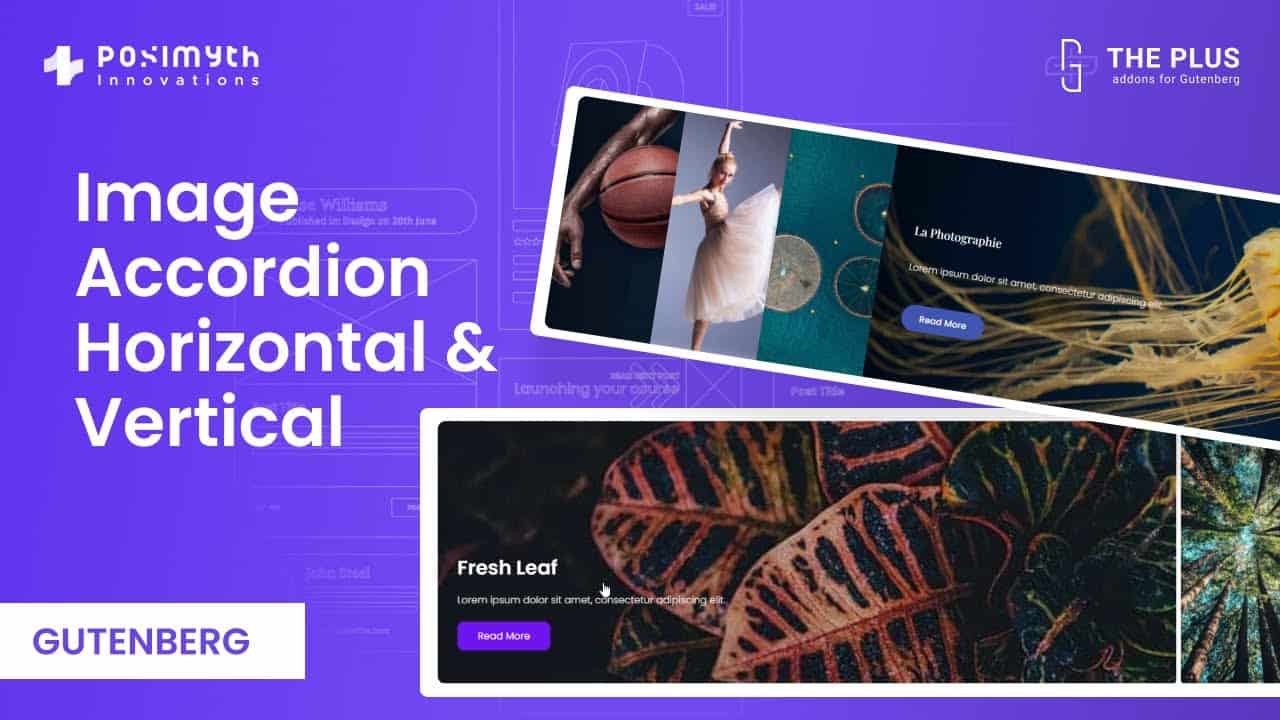 Create Unique Image Accordion Horizontal and Vertical with Gutenberg Blocks