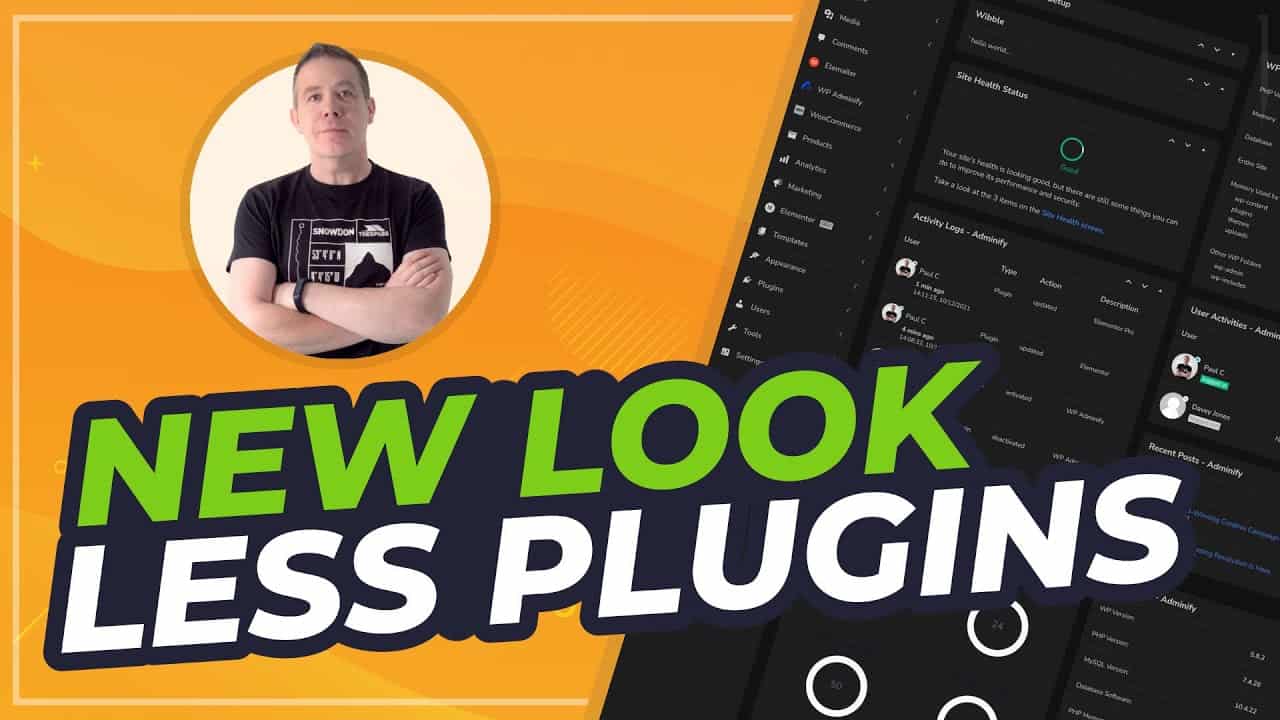 Custom WordPress Dashboard Theme & Fewer Plugins - FREE