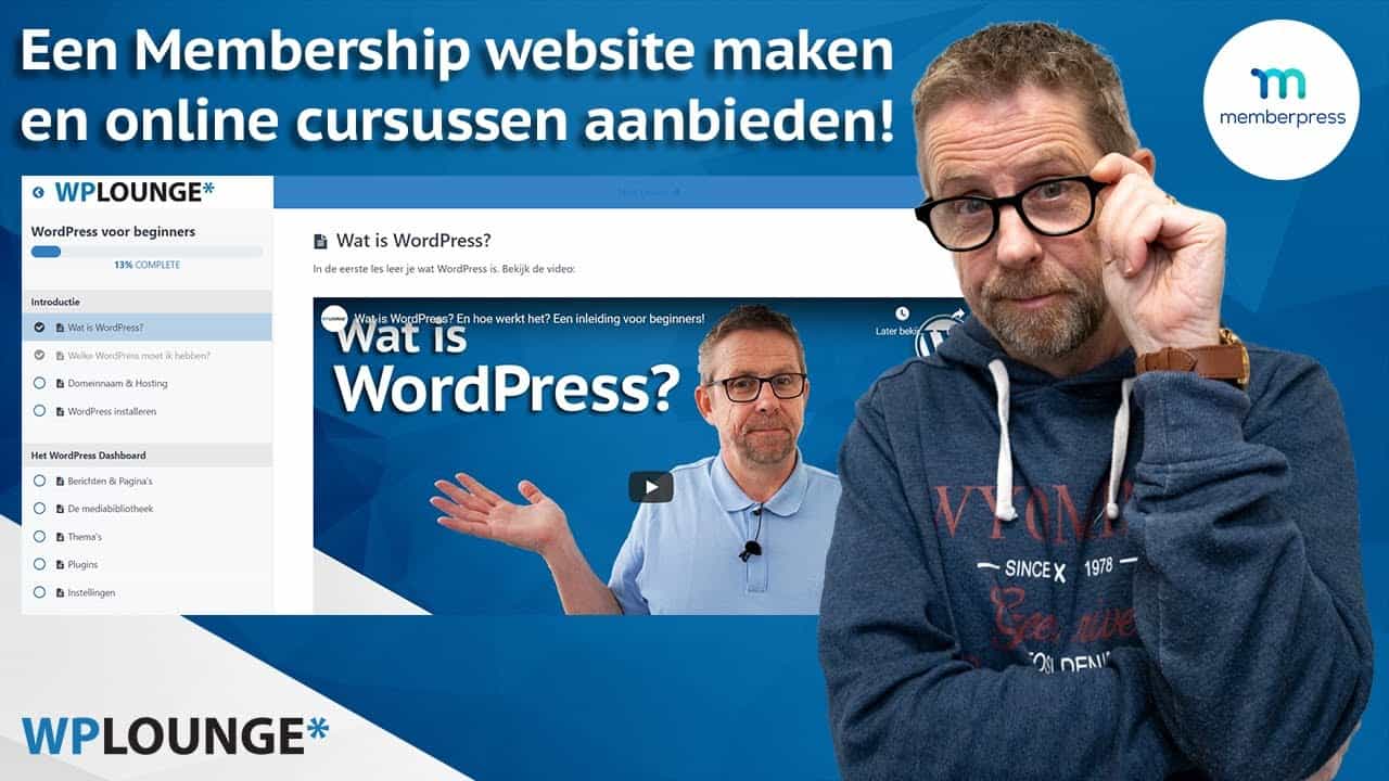 Een online cursus website maken met MemberPress