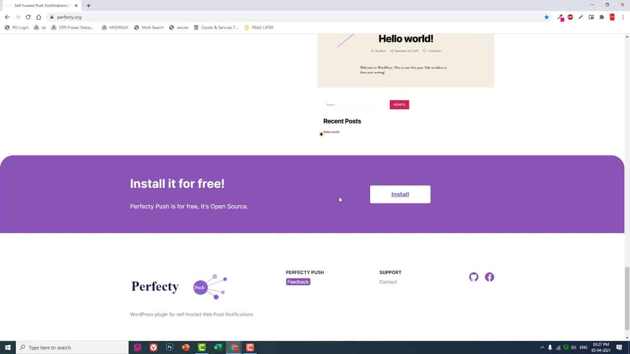 Free Unlimited Self Hosted Push Notification Plugin for WordPress Website Free Unlimited Self Hosted Push Notification Plugin for WordPress Website | Perfecty