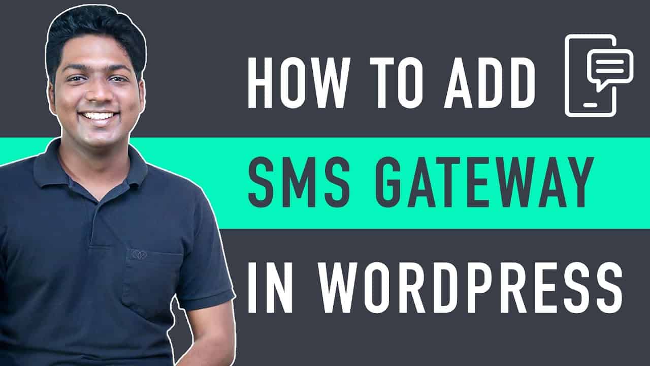 How to Integrate SMS Gateway in WordPress E Commerce Website