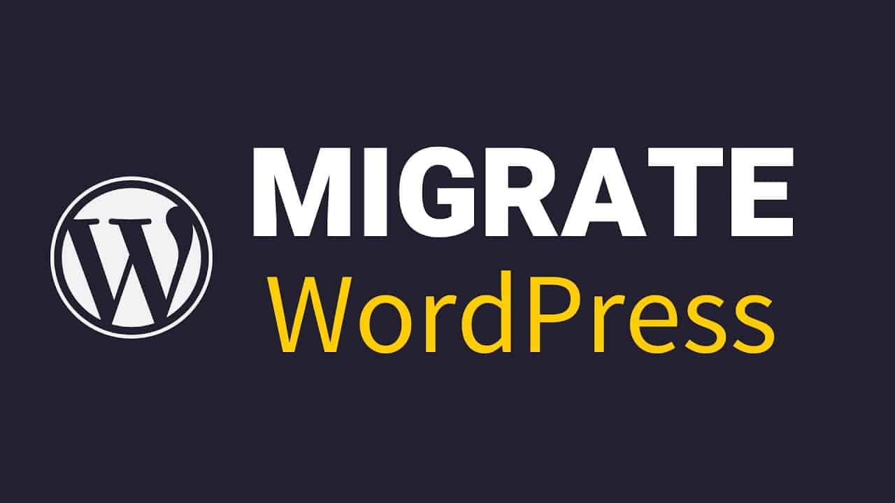 migrate wordpress website to new domain