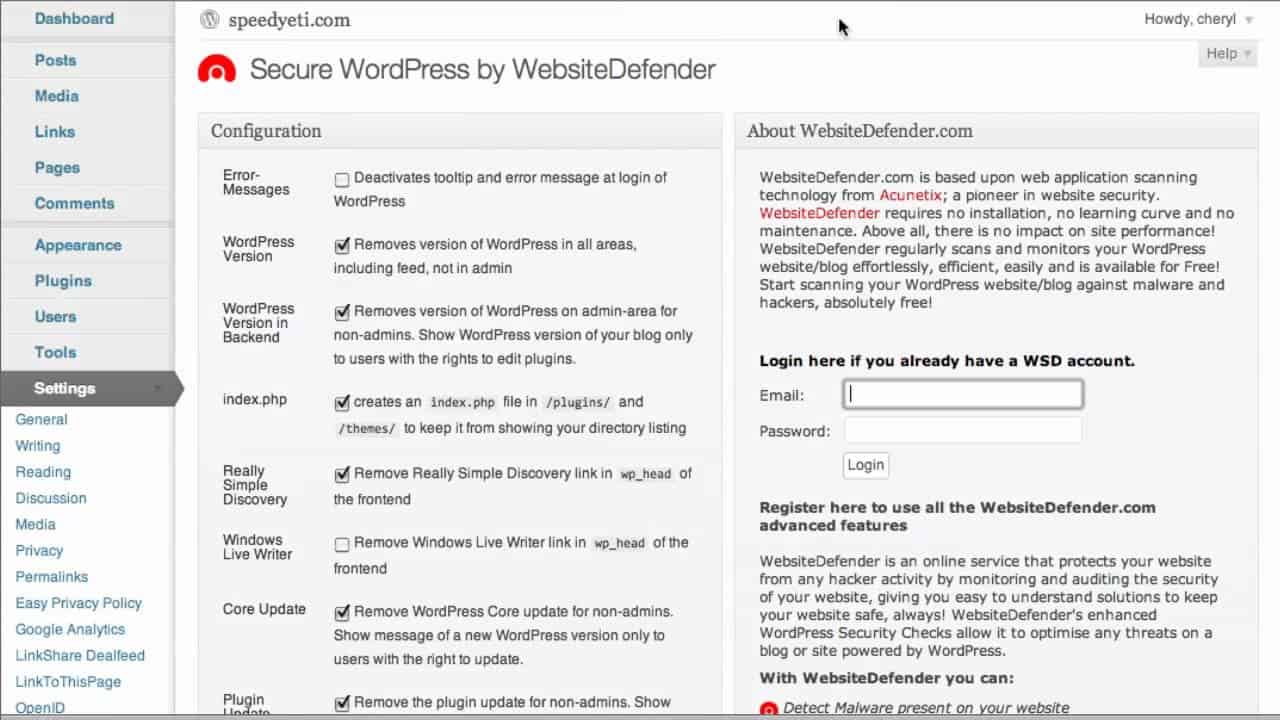 How to Secure your Blog with the Secure WordPress Plugin How to Secure your Blog with the Secure WordPress Plugin