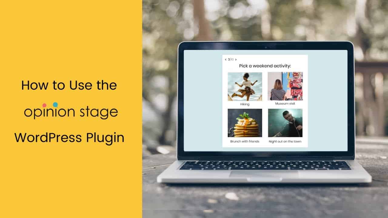 How to Use the Opinion Stage WordPress Plugin