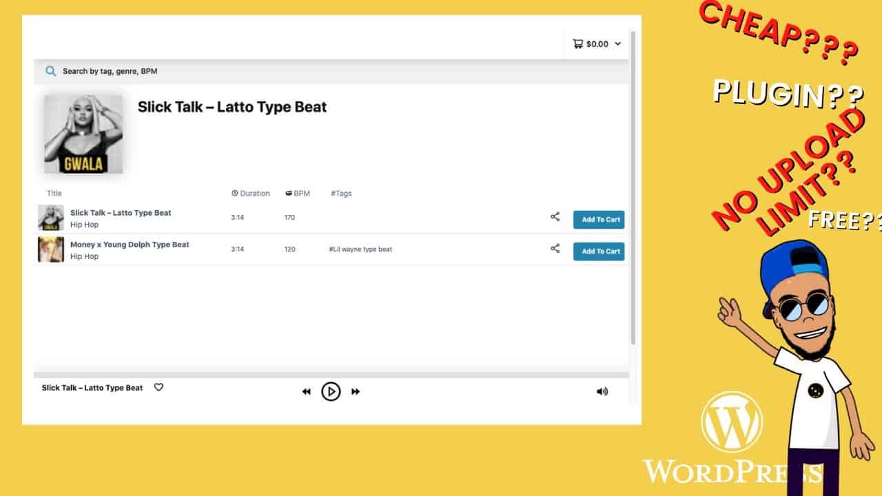 How to make a beat selling website with this Wordpress Plugin! | 2021/2022