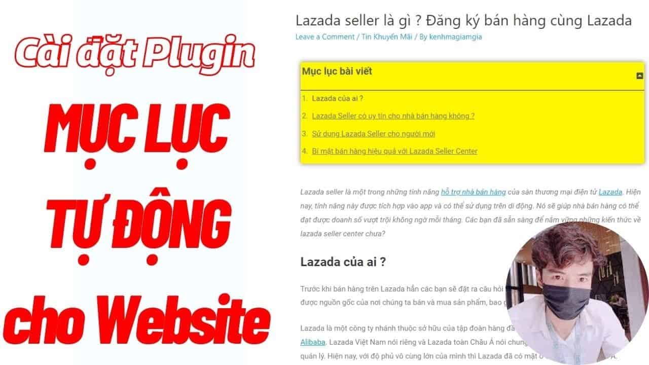 Hướng dẫn cài Plugin mục lục tự động website wordpress | Thiện Hallow