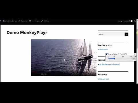 Monkey Playr Wordpress Tutorial