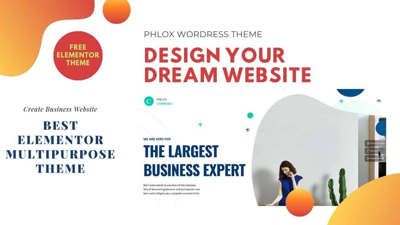 Multi Purpose Business Website | Best FREE Elementor Theme | Phlox WordPress Theme