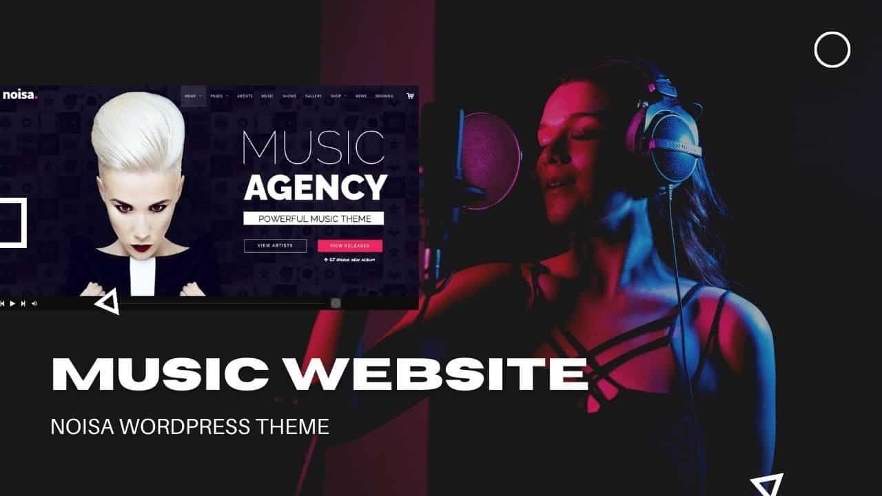 Music Producers, Bands & Events Website | Music Artist Theme | Noisa WordPress Theme