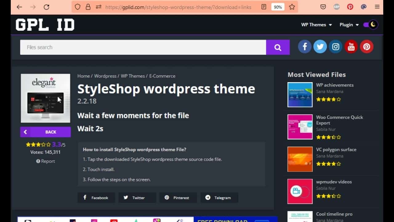 Styleshop Wordpress Theme