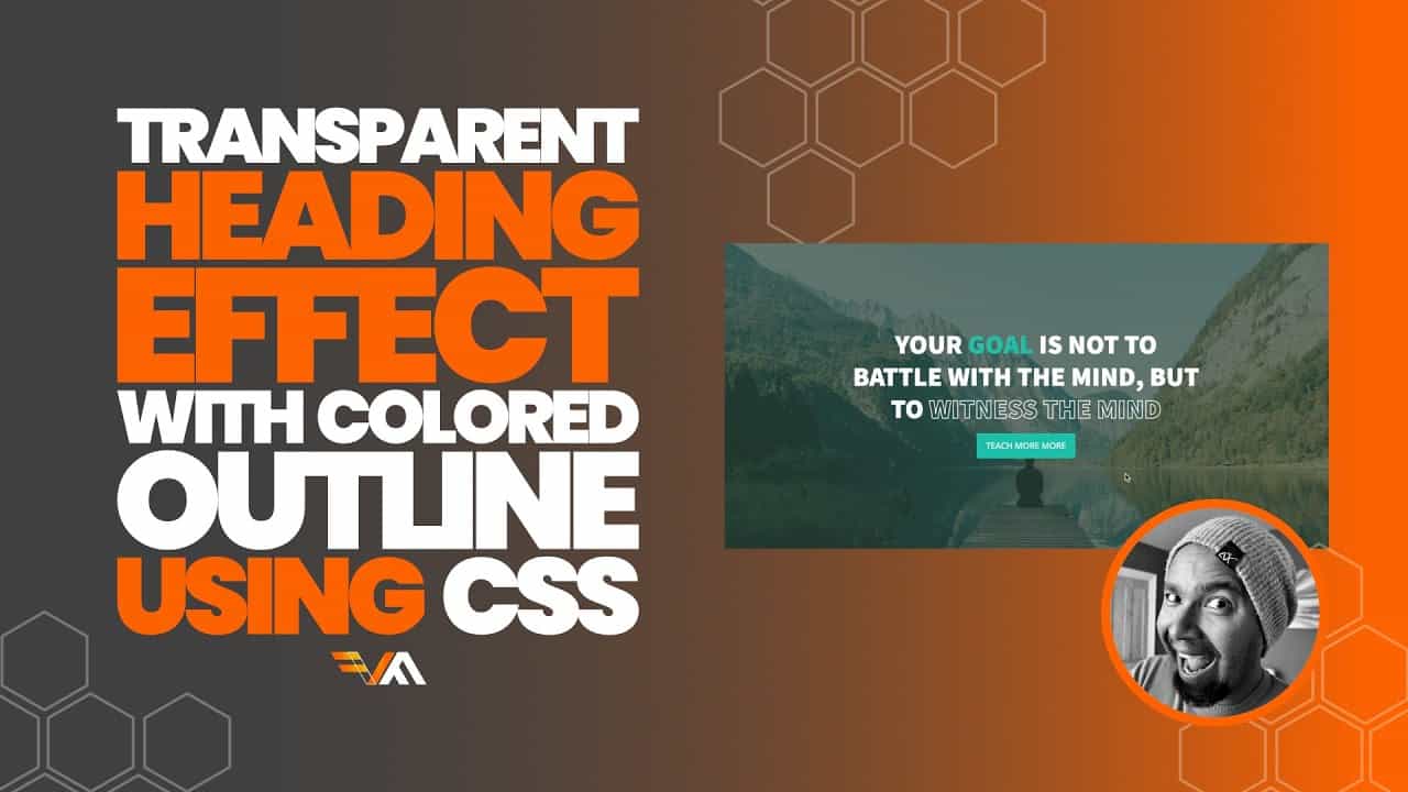 Transparent Headings With Outline CSS Tutorial In Oxygen Builder