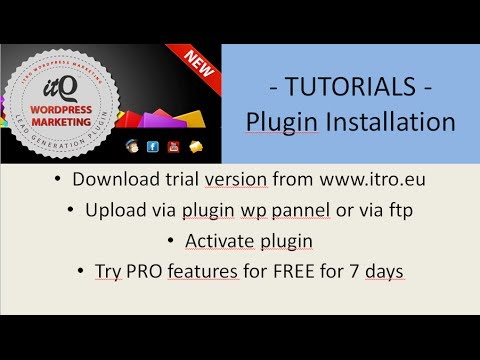 WordPress Popup Plugin | How to install the ITRO plugin