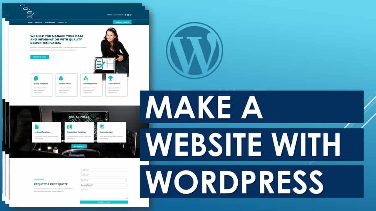 how to make a website with wordpress and elementor 2022
