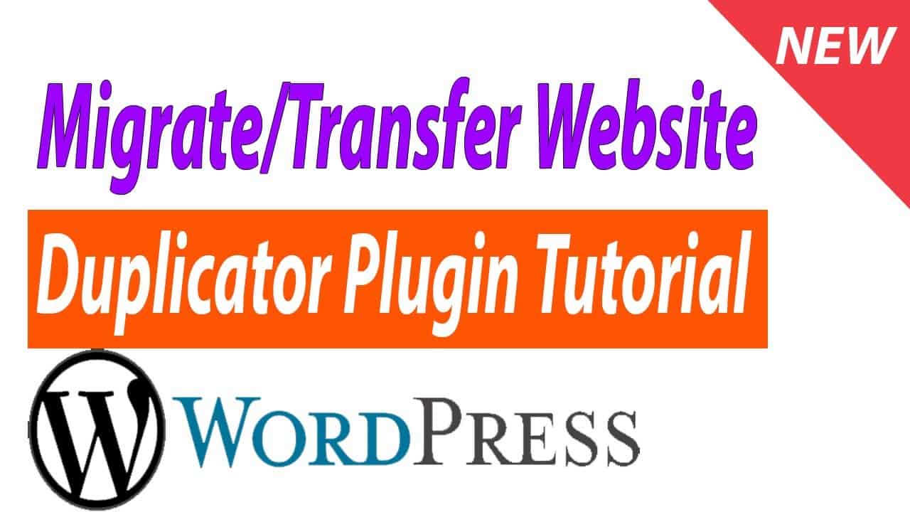 [2021] How to migrate/transfer an Entire Wordpress website using Duplicator plugin to a New hosting