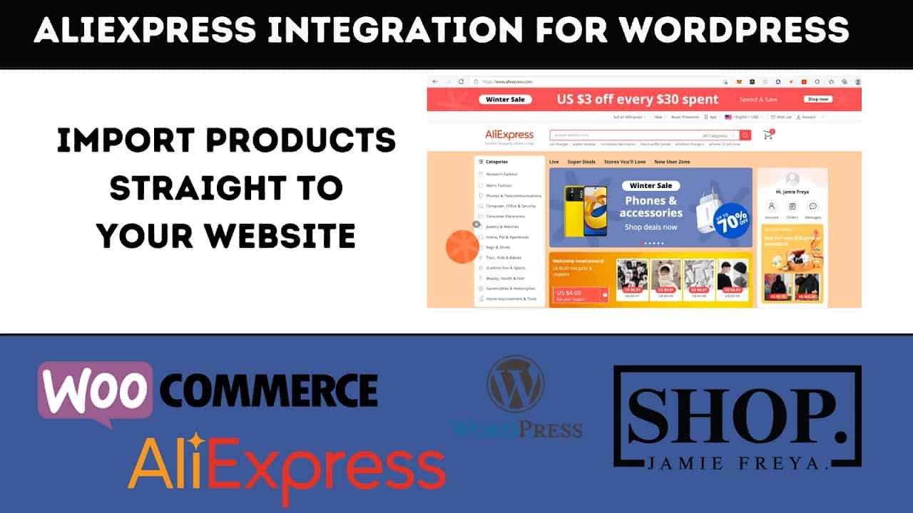 AliExpress Dropshipping Integration for Woo Commerce WordPress Store