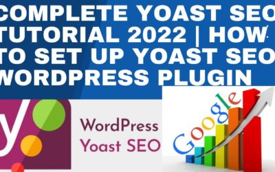Complete Yoast SEO Tutorial 2022 – Part 1 | How to set up Yoast SEO WordPress Plugin