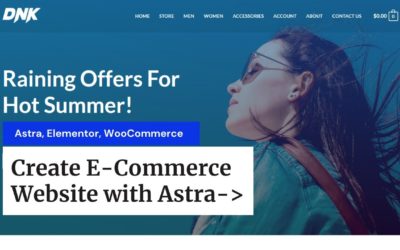 Create E-Commerce Website in WordPress – 2022 | Astra, WordPress, Elementor, WooCommerce